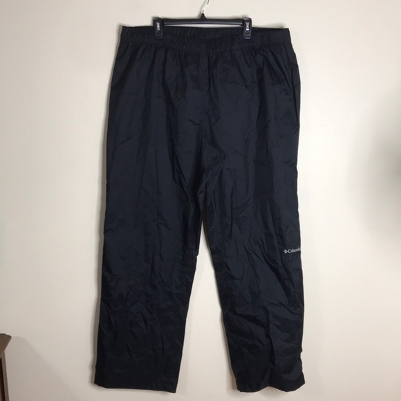 Columbia Omni tech waterproof nylon elastic waist outdoor hiking rain pants XXL - Picture 1 of 12